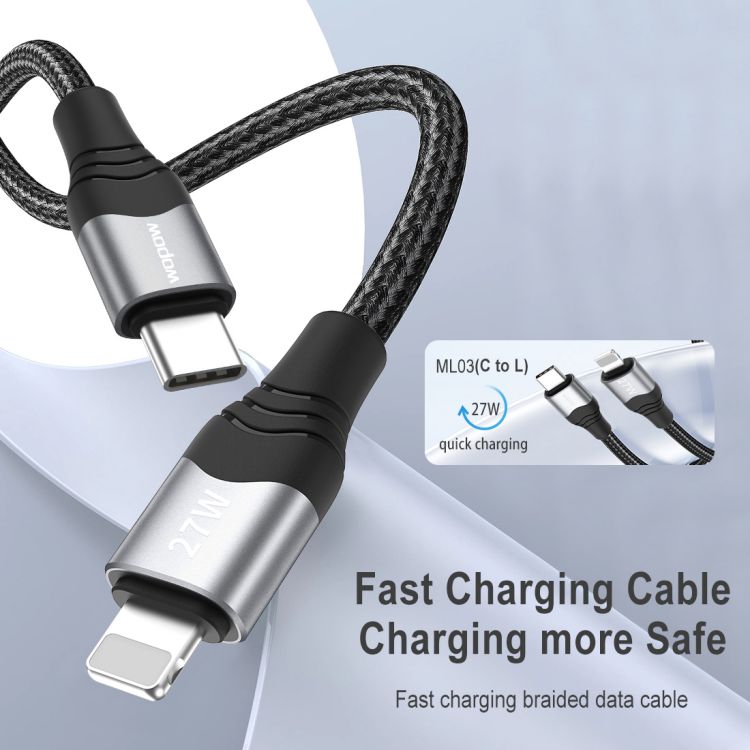 WOPOW-C T L  Aluminium alloy braided Cable-ML03